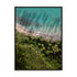 Zwart – Palm Beach From Above Wall Art