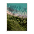 Zwart – Palm Beach From Above Wall Art
