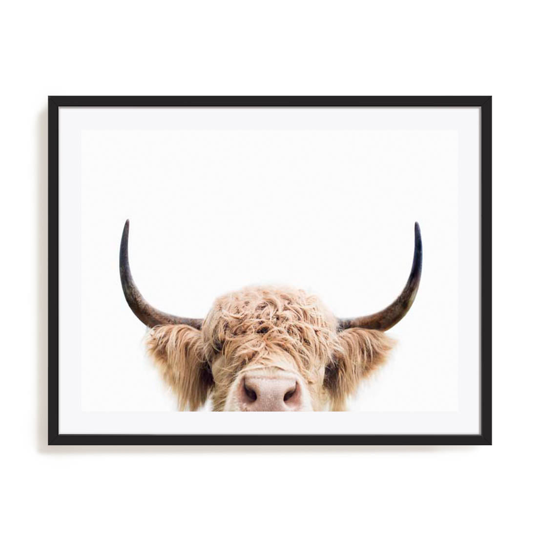 Pienaar Peeking Cow Wall Art