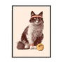 Bodart Chat Tennis Wall Art