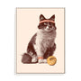 Bodart Chat Tennis Wall Art