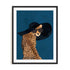 Manovski Fashionable Cheetah Wearing A Sunhat Wall Art