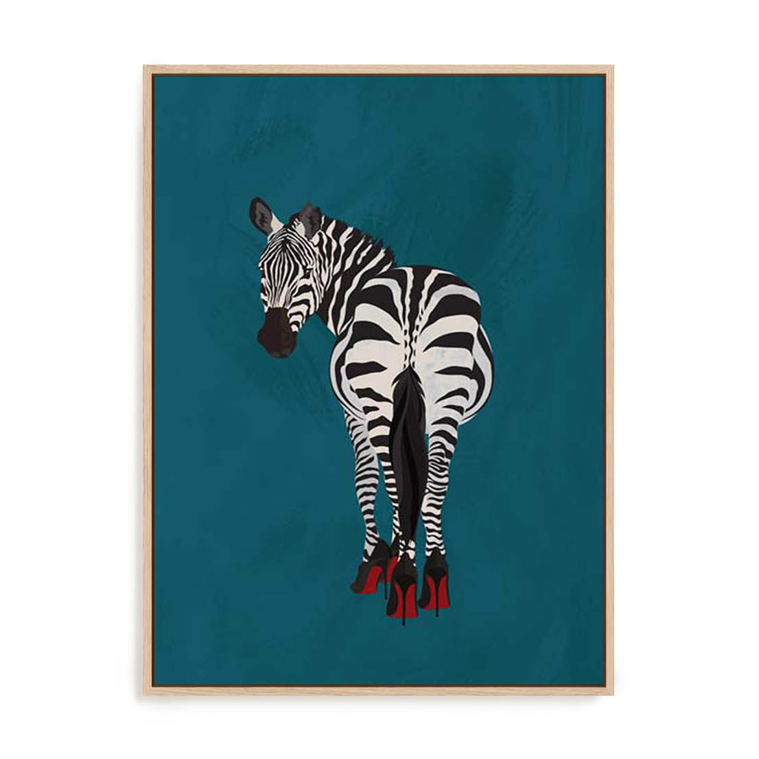 Manovski Zebra Heels Wall Art