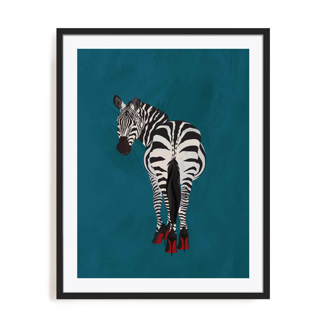 Manovski Zebra Heels Wall Art