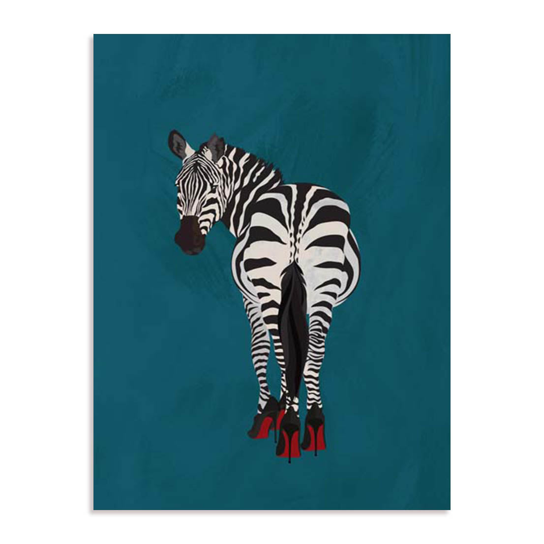 Manovski Zebra Heels Wall Art