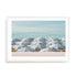 Digital Art – Striped Beach Umbrellas Wall Art