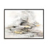 Wall Art Stretched Canvas In Black Frame - Bardot – Gold Mist Landscape Art