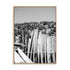 Zwart – Surfboards In Black And White Wall Art