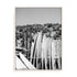 Zwart – Surfboards In Black And White Wall Art