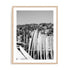 Zwart – Surfboards In Black And White Wall Art
