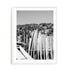 Zwart – Surfboards In Black And White Wall Art