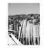 Zwart – Surfboards In Black And White Wall Art
