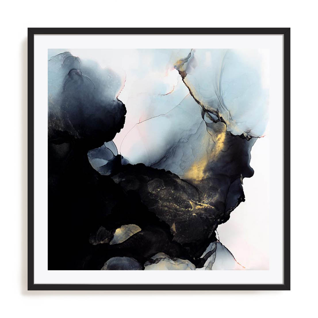 Wall Art Print Poster In Black Frame - Roberg  – Dawn Coastal Art