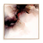 Wall Art Stretched Canvas In Natural Oak  Frame - Roberg  – Storm I Abstract Art