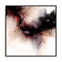 Wall Art Stretched Canvas In Black Frame - Roberg  – Storm Ii Abstract Art