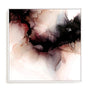 Wall Art Stretched Canvas In White  Frame - Roberg  – Storm Ii Abstract Art