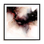 Wall Art Print Poster In Black Frame - Roberg  – Storm Ii Abstract Art