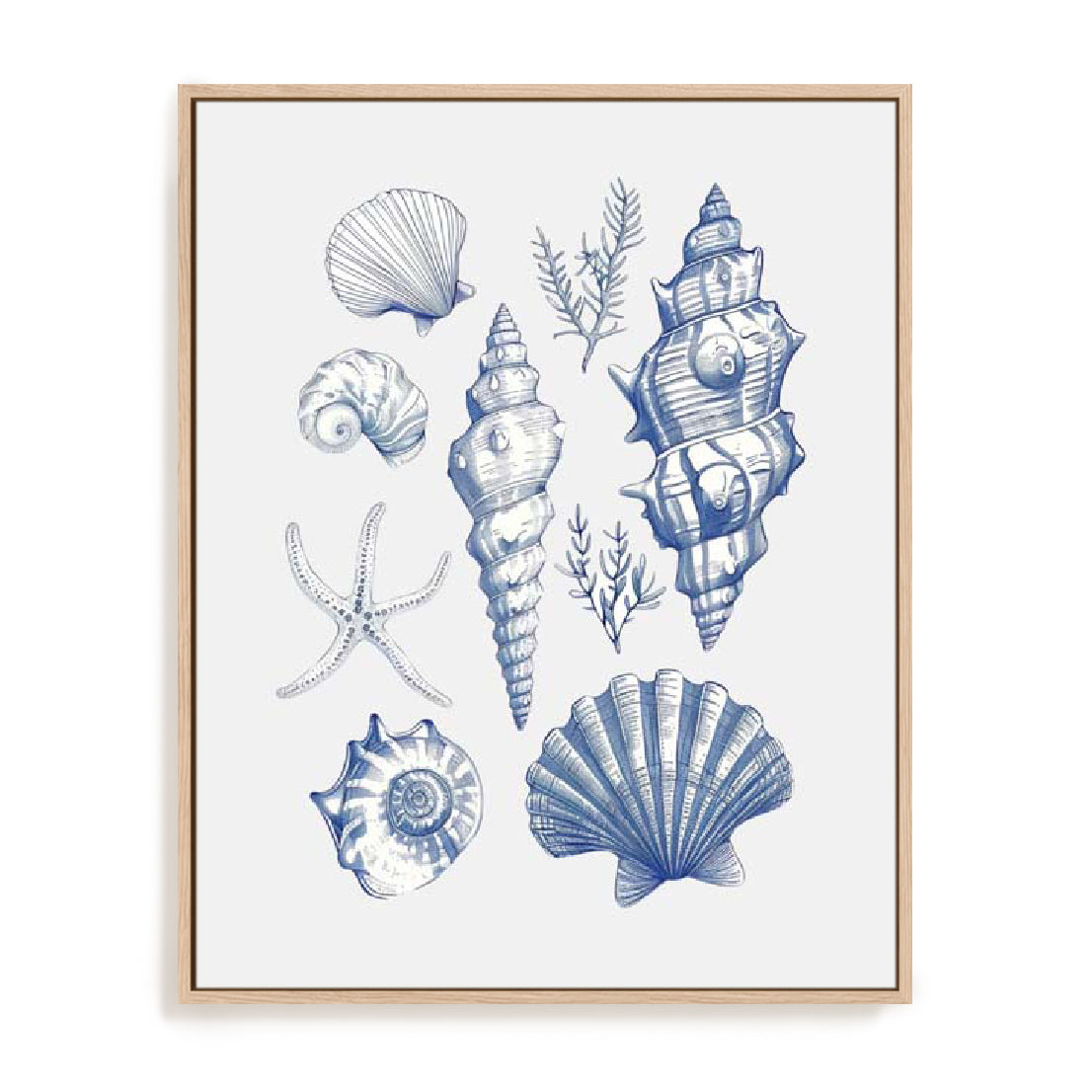 And Dash – Shell Collage Wall Art