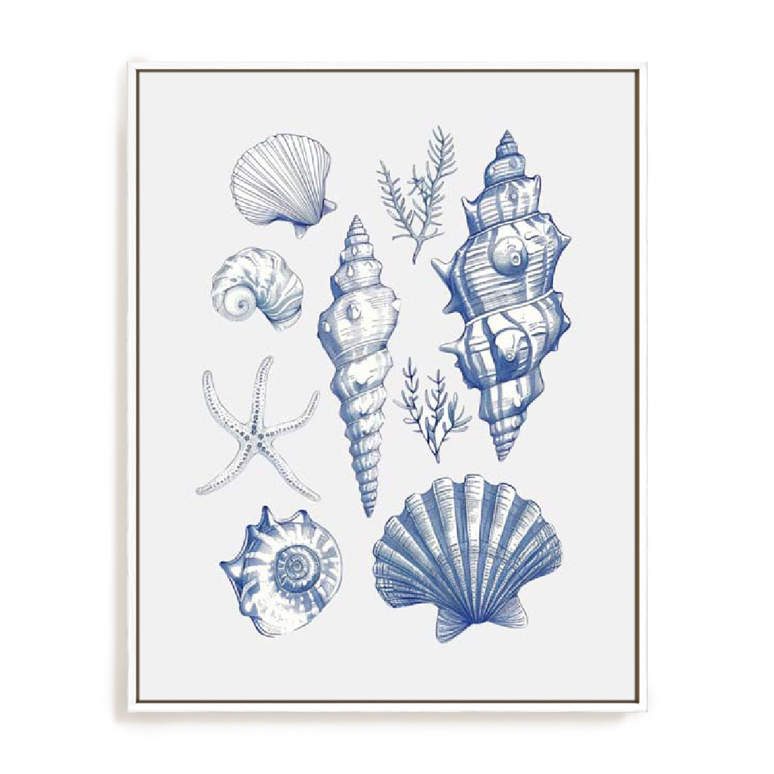 And Dash – Shell Collage Wall Art