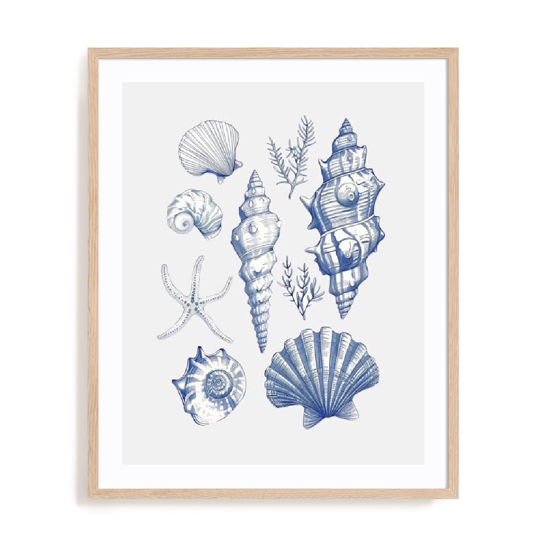 And Dash – Shell Collage Wall Art