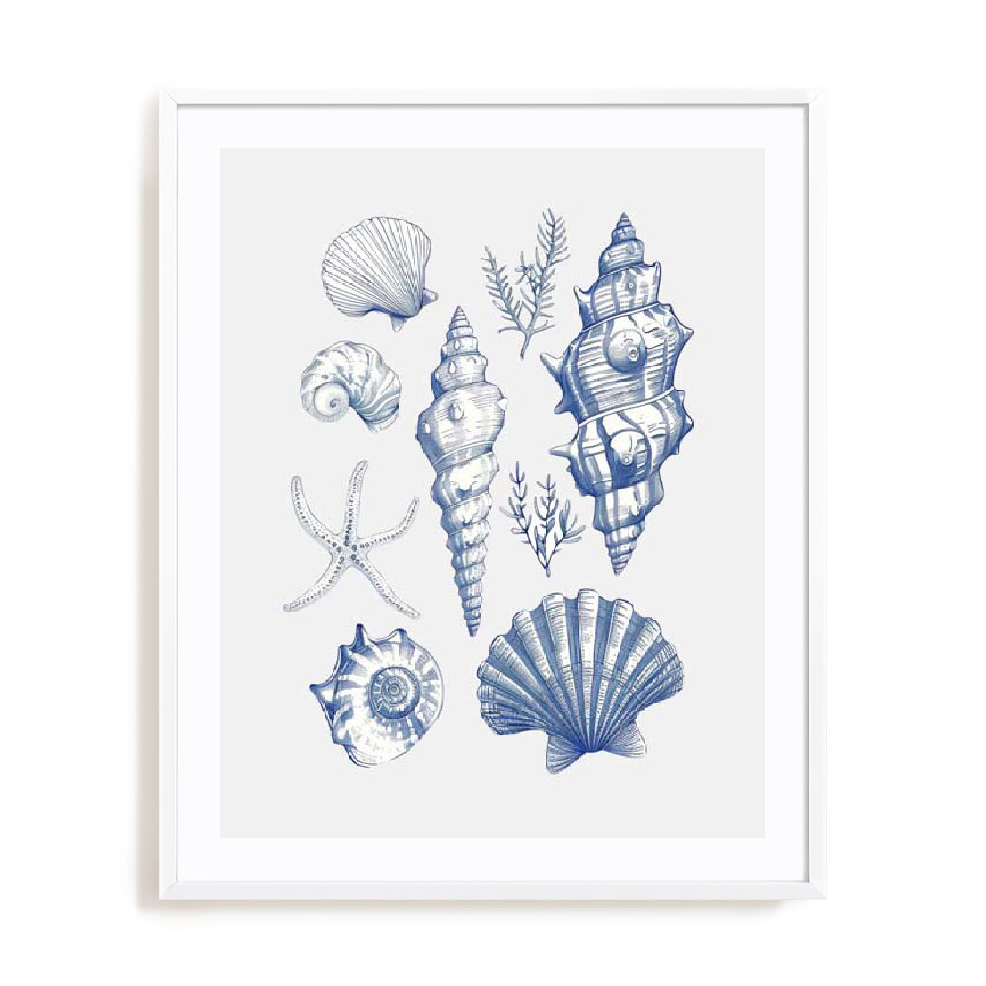 And Dash – Shell Collage Wall Art