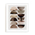 Wall Art Print Poster In White Frame - Bohmer  – Graphic Abstract Art