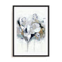 Blue Abstract Florals I Wall Art