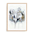 Blue Abstract Florals I Wall Art