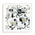 Stucktured Suares Wall Art #oran_white-white-border
