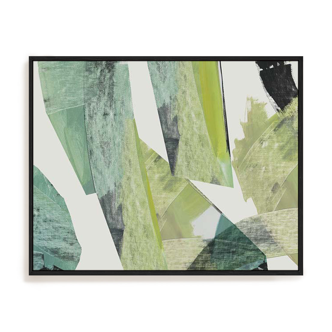 Emerald Geometric Harmony Wall Art