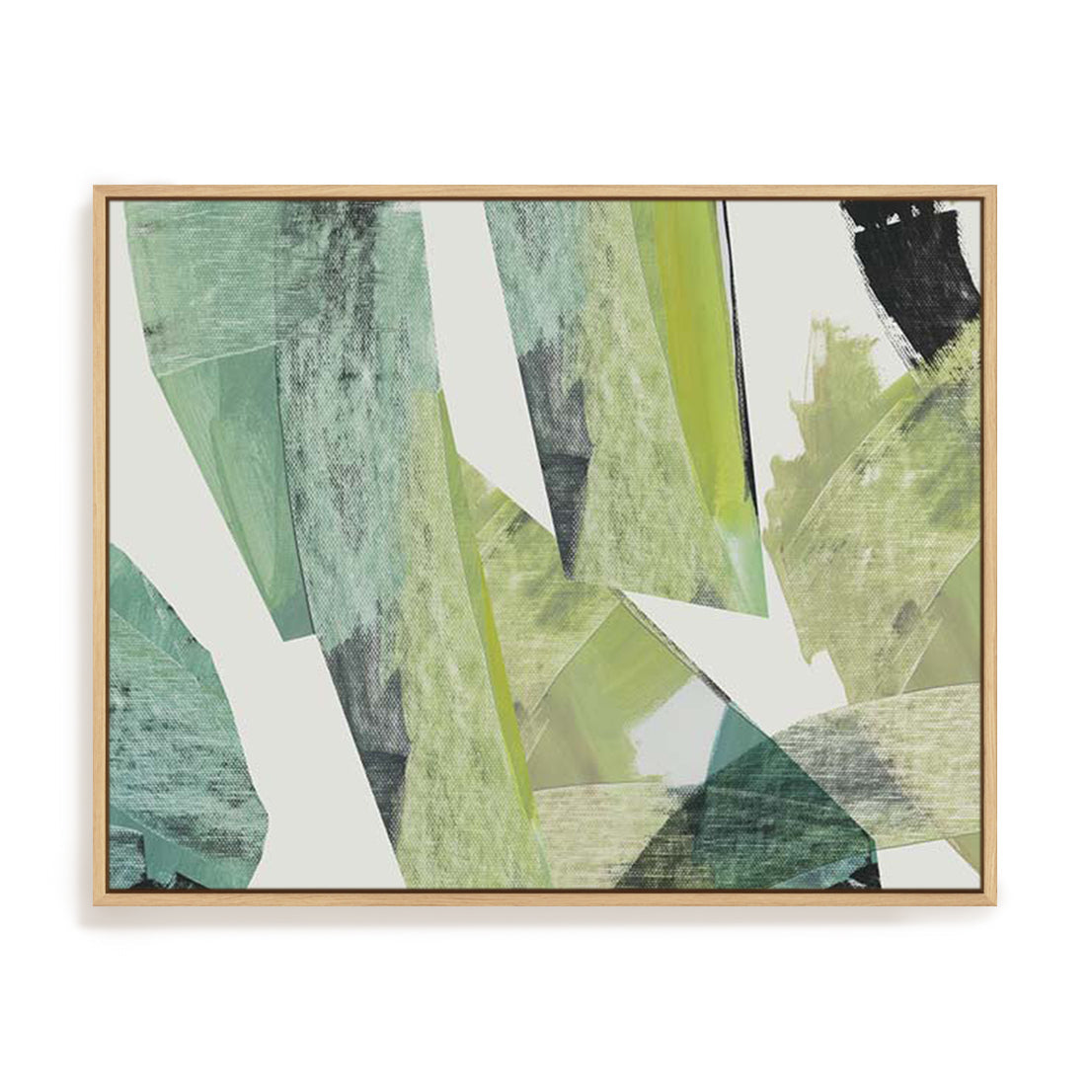 Emerald Geometric Harmony Wall Art
