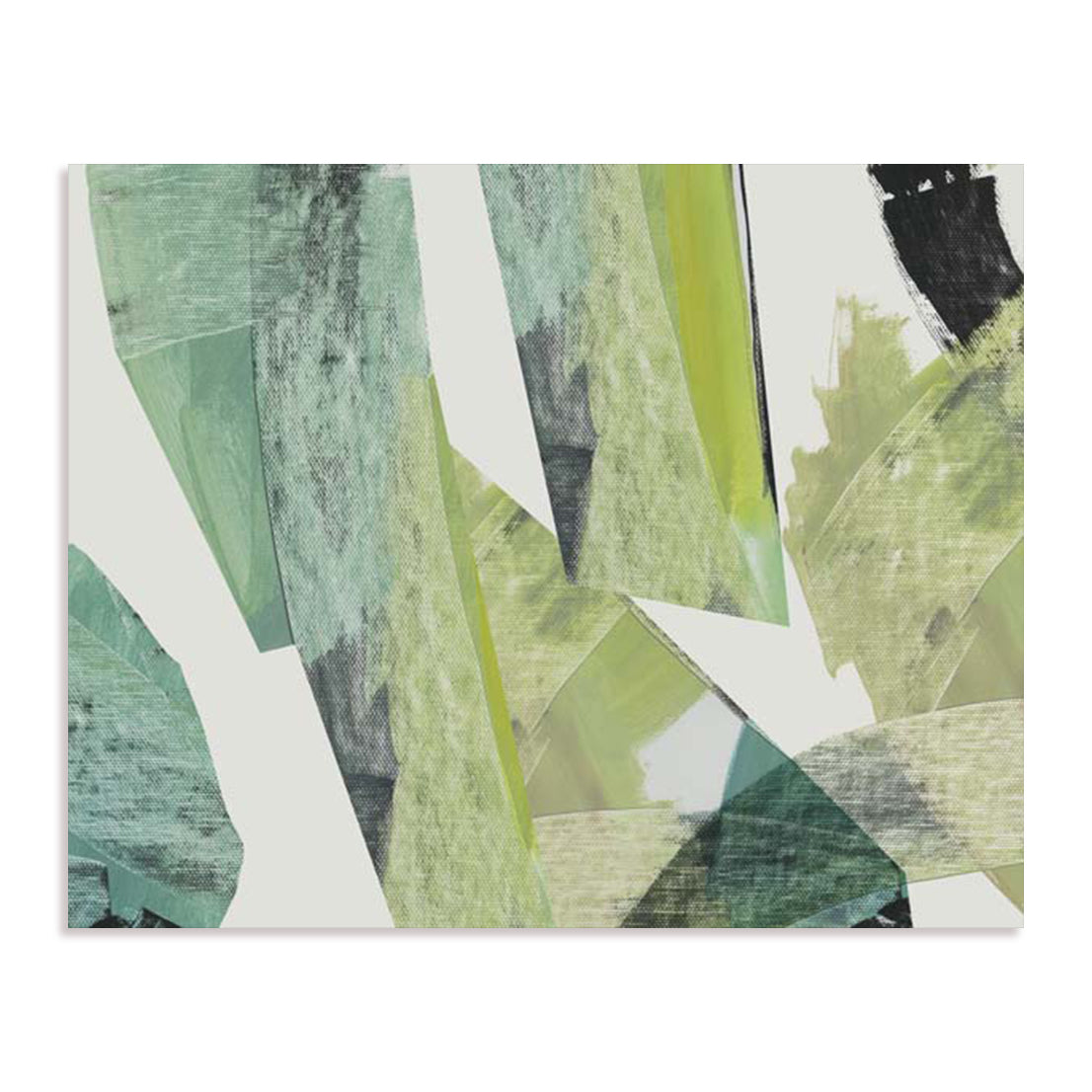 Emerald Geometric Harmony Wall Art