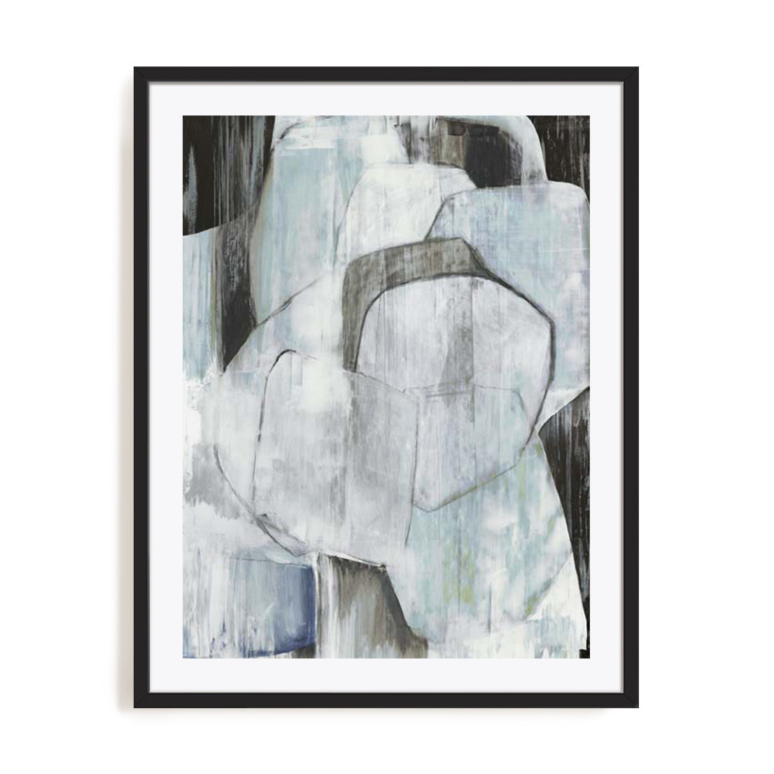 Transparent Blue Wall Art