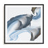 Liquid Blue Motion I Wall Art #oran_black-white-border