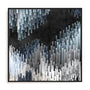 Wall Art Stretched Canvas In Black Frame - Giant Causeway Abstract Art