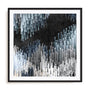 Wall Art Print Poster In Black Frame - Giant Causeway Abstract Art