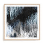 Wall Art Print Poster In Natural Oak Frame - Giant Causeway Abstract Art