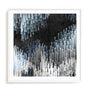 Wall Art Print Poster In White Frame - Giant Causeway Abstract Art