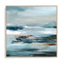 Wall Art Stretched Canvas In Natural Oak  Frame - Be Bold I Coastal Art