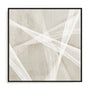 Wall Art Stretched Canvas In Black Frame - Loomed Symmetry I Abstract Art