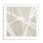 Wall Art Print Poster In White Frame - Loomed Symmetry I Abstract Art