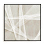 Wall Art Stretched Canvas In Black Frame - Loomed Symmetry Ii Abstract Art