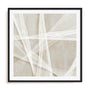 Wall Art Print Poster In Black Frame - Loomed Symmetry Ii Abstract Art