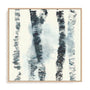 Wall Art Stretched Canvas In Natural Oak  Frame - Birch Echos I Abstract Art