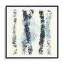 Wall Art Print Poster In Black Frame - Birch Echos I Abstract Art