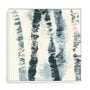 Wall Art Stretched Canvas In White  Frame - Birch Echos Ii Abstract Art