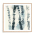 Wall Art Print Poster In Natural Oak Frame - Birch Echos Ii Abstract Art