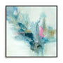 Wall Art Stretched Canvas In Black Frame - Soft Fusion I Abstract Art