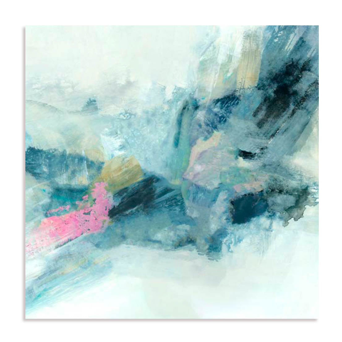 Unframed Stretched Canvas Or Print Only - Soft Fusion Ii Abstract Art