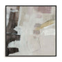 Wall Art Stretched Canvas In Black Frame - Warm Simplicity Ii Abstract Art